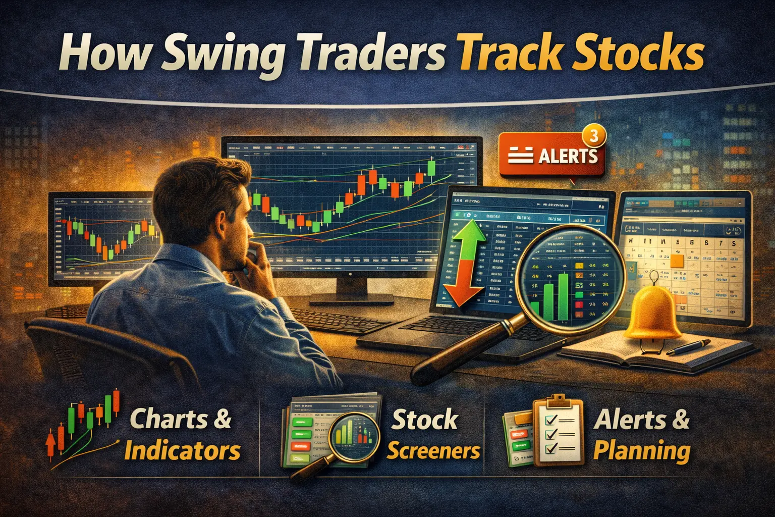 How Swing Traders Track Stocks